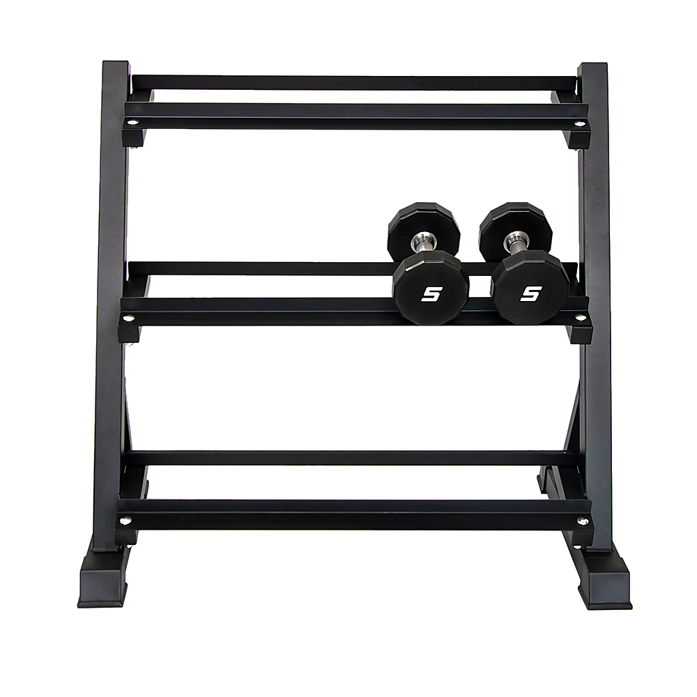 Dumbbell Rack Storage Stand Hex Weight Heavy Duty 3 Tier Wide Home Gym Fitness V63-837171