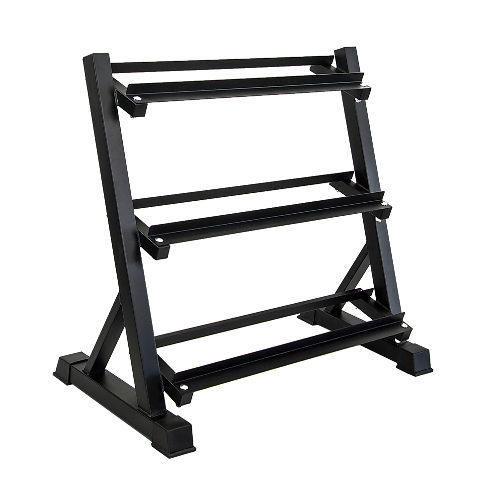 Dumbbell Rack Storage Stand Hex Weight Heavy Duty 3 Tier Wide Home Gym Fitness V63-837171
