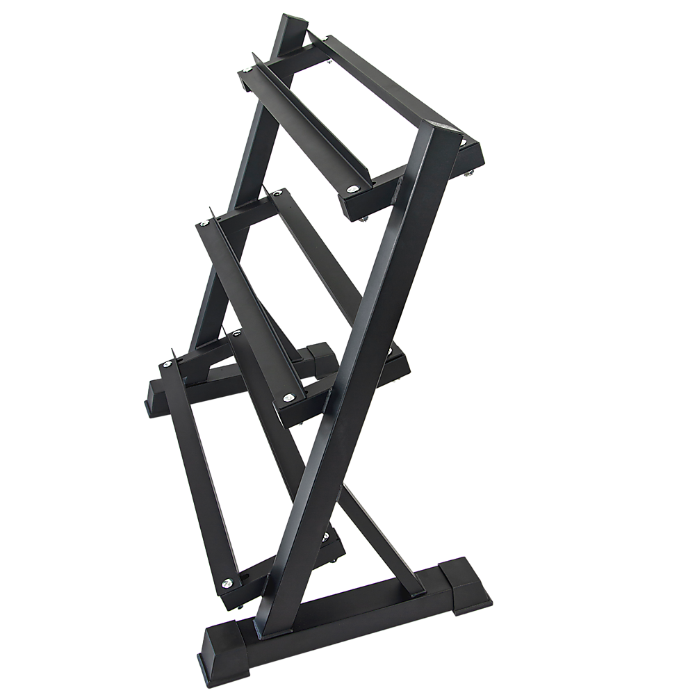 Dumbbell Rack Storage Stand Hex Weight Heavy Duty 3 Tier Wide Home Gym Fitness V63-837171