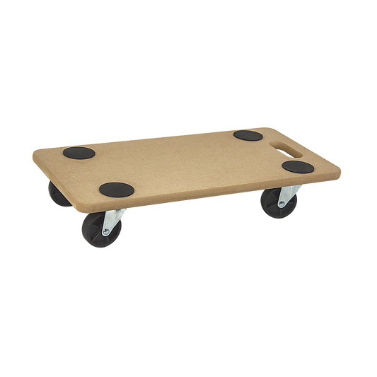 200kg Heavy Duty Hand Dolly Furniture Wooden Trolley Cart Moving Platform Mover V63-837191