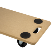 200kg Heavy Duty Hand Dolly Furniture Wooden Trolley Cart Moving Platform Mover V63-837191