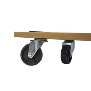 200kg Heavy Duty Hand Dolly Furniture Wooden Trolley Cart Moving Platform Mover V63-837191