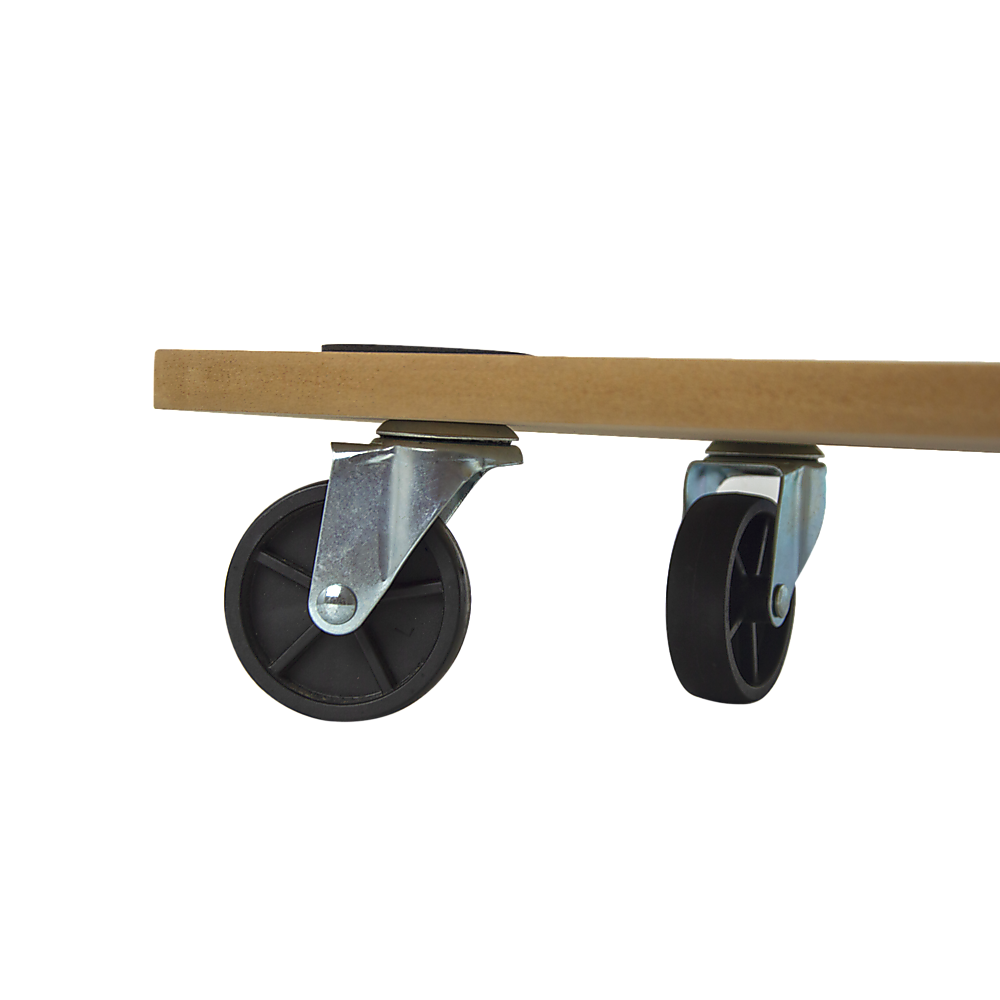 200kg Heavy Duty Hand Dolly Furniture Wooden Trolley Cart Moving Platform Mover V63-837191