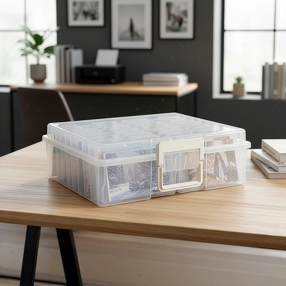 Jumbo Photo Storage Box 1600 4x6 Picture Album Organizer Container Craft Case V63-837201