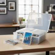 Jumbo Photo Storage Box 1600 4x6 Picture Album Organizer Container Craft Case V63-837201