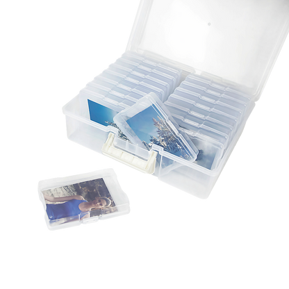 Jumbo Photo Storage Box 1600 4x6 Picture Album Organizer Container Craft Case V63-837201