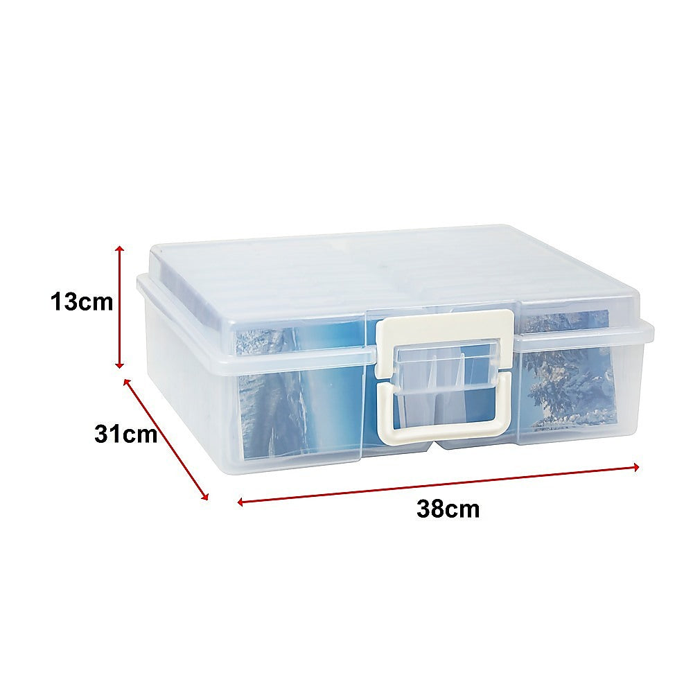 Jumbo Photo Storage Box 1600 4x6 Picture Album Organizer Container Craft Case V63-837201