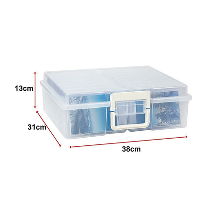 Jumbo Photo Storage Box 1600 4x6 Picture Album Organizer Container Craft Case V63-837201