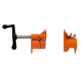 3/4" Wood Gluing Pipe Clamp Set (4 Pack) Heavy Duty PRO Woodworking Cast Iron V63-837211