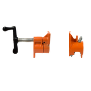 3/4" Wood Gluing Pipe Clamp Set (4 Pack) Heavy Duty PRO Woodworking Cast Iron V63-837211