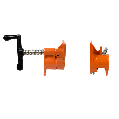 3/4" Wood Gluing Pipe Clamp Set (4 Pack) Heavy Duty PRO Woodworking Cast Iron V63-837211
