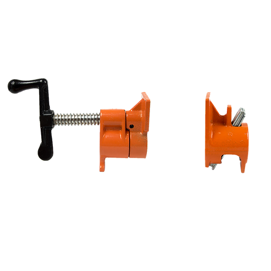 3/4" Wood Gluing Pipe Clamp Set (4 Pack) Heavy Duty PRO Woodworking Cast Iron V63-837211