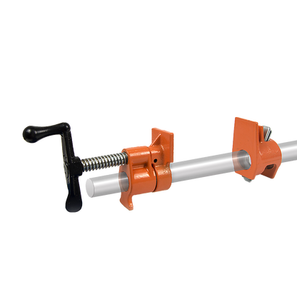 3/4" Wood Gluing Pipe Clamp Set (4 Pack) Heavy Duty PRO Woodworking Cast Iron V63-837211