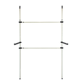 Heavy Duty Adjust Clothes Rail Storage Garment Shelf Hanging Display Stand Rack V63-837221