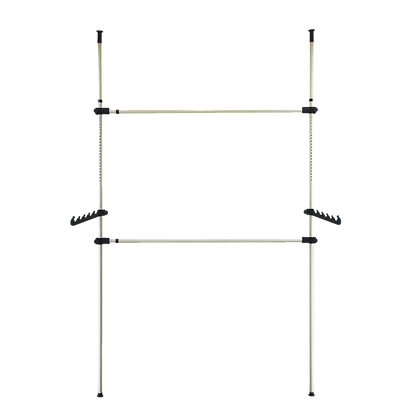 Heavy Duty Adjust Clothes Rail Storage Garment Shelf Hanging Display Stand Rack V63-837221