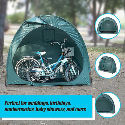 Bicycle Shelter Outdoor Bike Cave Garden Bike Storage Shed Tent Travel V63-837231