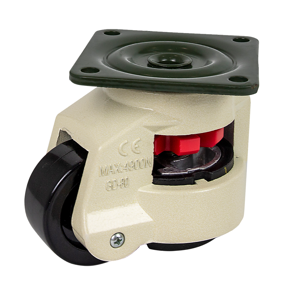 Leveling Casters Swivel Workbench Adjustable Wheel 1000KG Retractable 4PCS V63-837261