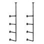 Wall Shelves Display Bookshelf Industrial DIY Pipe Shelf Rustic Brackets V63-837281