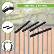 12pc Bird Spikes Human Cat Possum Mouse Pest Control Spiked Fence Wall Deterrent V63-837291