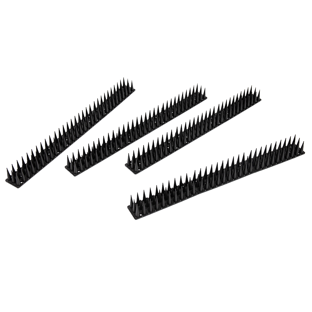 12pc Bird Spikes Human Cat Possum Mouse Pest Control Spiked Fence Wall Deterrent V63-837291