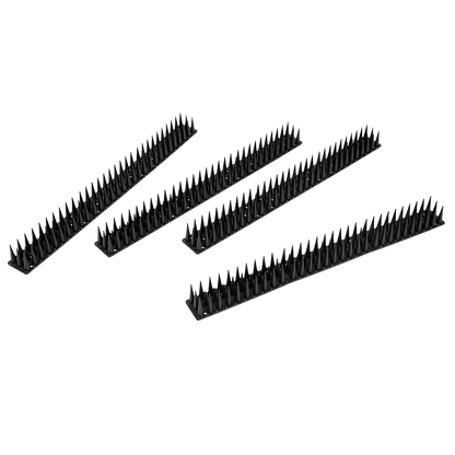 12pc Bird Spikes Human Cat Possum Mouse Pest Control Spiked Fence Wall Deterrent V63-837291