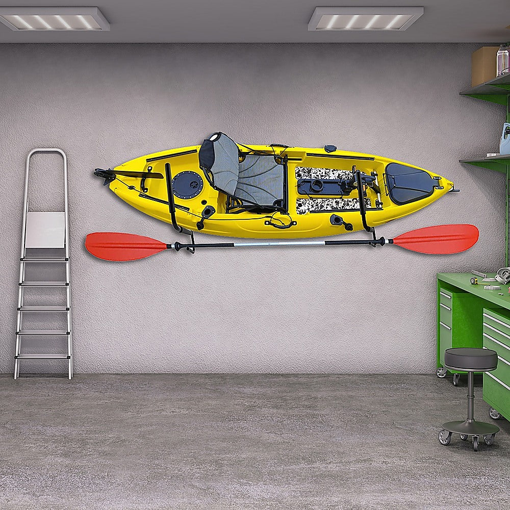 Pair Kayak Storage Rack Hanger Supporter Carrier Surfboard Holder Wall Bracket V63-837311