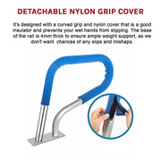 Swimming Pool Hand Rail Step Grab Rail 76.2x55.8cm with Drill Bit V63-837321