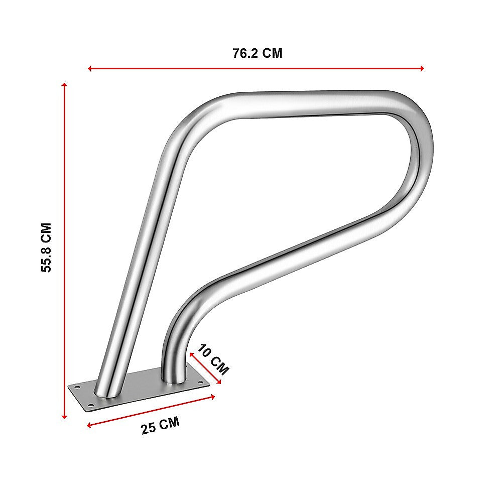 Swimming Pool Hand Rail Step Grab Rail 76.2x55.8cm with Drill Bit V63-837321