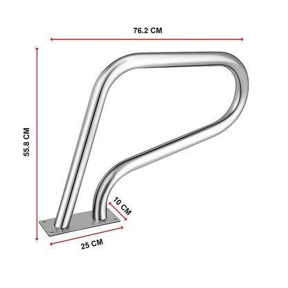 Swimming Pool Hand Rail Step Grab Rail 76.2x55.8cm with Drill Bit V63-837321
