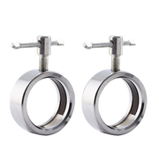 Barbell Collars 2" Olympic Stainless Steel Locks Clips Clamp V63-837331