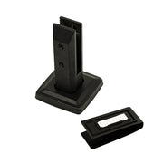 Balustrade Black Glass Clamp 304 Stainless Spigot Pool Fencing Fence V63-837341