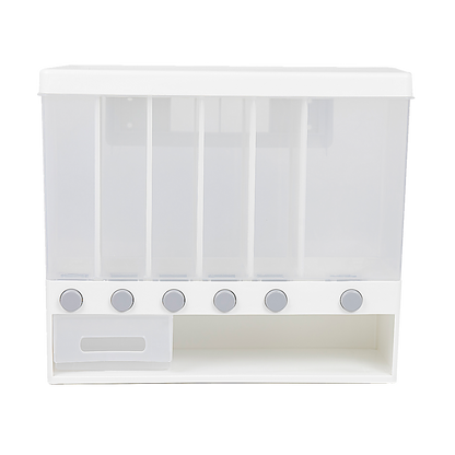 Grain Container Cereal Dispenser 10L Dry Food Rice Flour Storage Box Wall
