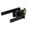 Door Handle Set Lever Privacy Function Square Black V63-837371