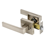Door Handle Set Lever Passage Function Square Satin Nickel V63-837421