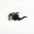 Door Handle Set Lever Privacy Function Black V63-837431