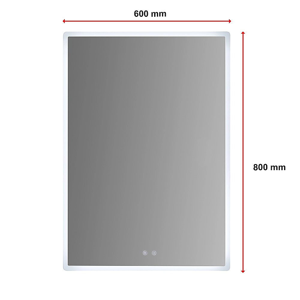 Smart Mirror Bathroom Vanity LED Lighted Wall Mirror 800x600mm V63-837521