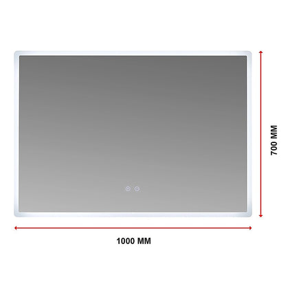 Smart Mirror Bathroom Vanity LED Lighted Wall Mirror 1000x700mm V63-837531