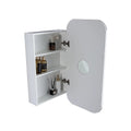 Rectangle Wall Hung Bathroom Mirror Shaving Cabinet Vanity Matte White V63-837551