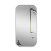 Rectangle Wall Hung Bathroom Mirror Shaving Cabinet Vanity Matte White V63-837551