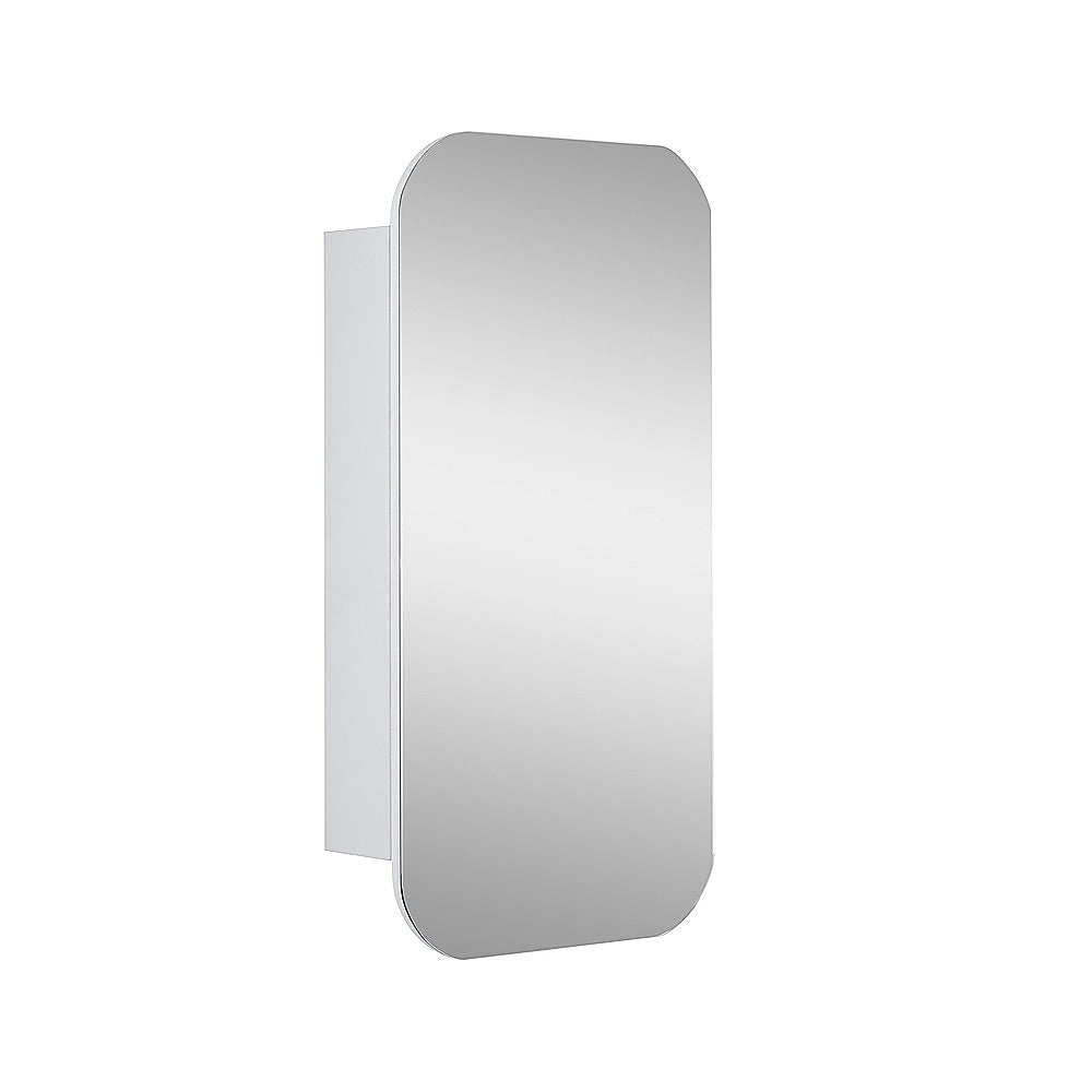 Rectangle Wall Hung Bathroom Mirror Shaving Cabinet Vanity Matte White V63-837551