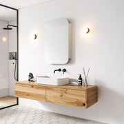 Rectangle Wall Hung Bathroom Mirror Shaving Cabinet Vanity Matte White V63-837551