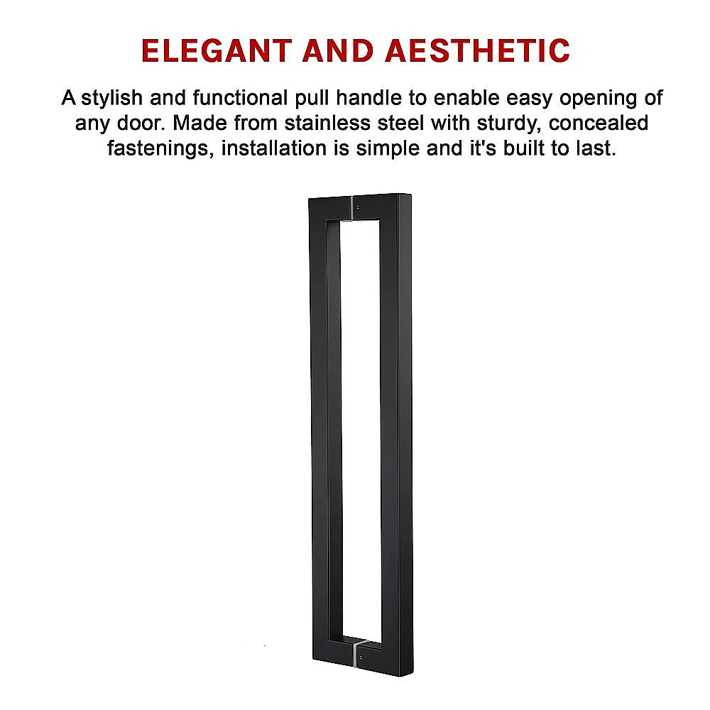 Entrance Door Pull Handle Matte Black 1800mm V63-837601