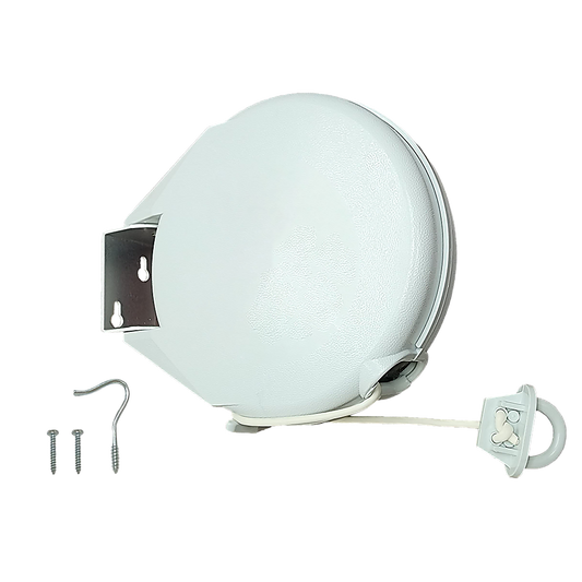 Retractable Clothesline Hang Clothes Line 20 Ft Retracts Automatically V63-837661