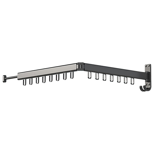 Foldable Wall Hanging Clothes Drying Rack Clothes Balcony Retractable Hanger V63-837671
