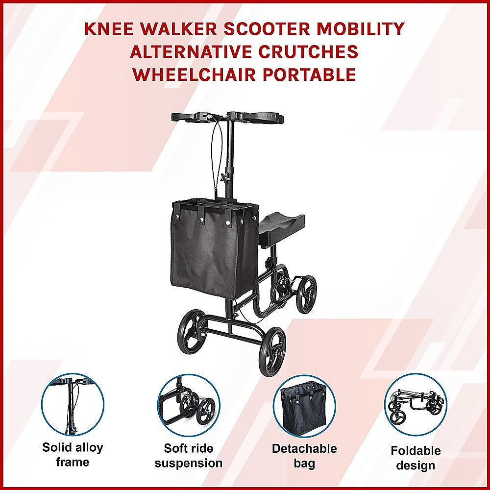 Knee Walker Scooter Mobility Alternative Crutches Wheelchair Portable V63-837691