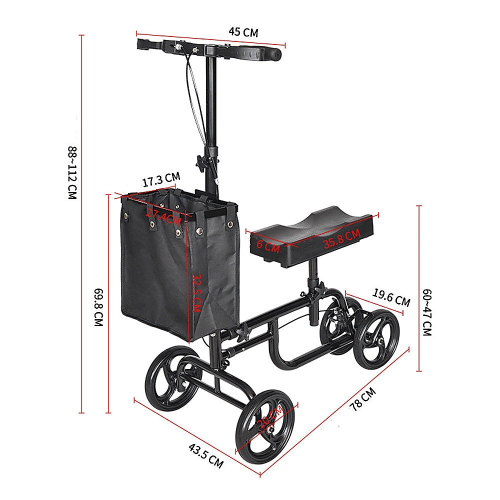 Knee Walker Scooter Mobility Alternative Crutches Wheelchair Portable V63-837691