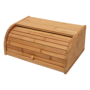 Bamboo Bread Bin Storage Box Kitchen Loaf Pastry Container V63-837721