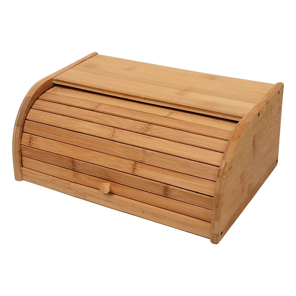Bamboo Bread Bin Storage Box Kitchen Loaf Pastry Container V63-837721