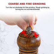 10" Manual Pepper Grinder Multipurpose Flavouring Bottle Cruet Kitchen Tools V63-837731