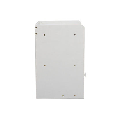 Bedside Tables Drawers Side Table Bedroom Furniture Nightstand White Unit V63-837751